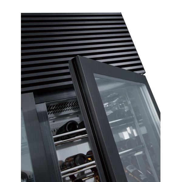 Горизонтальный холодильник вина системы вентиляторной системы охлаждения охладителя компрессора охладителя бутылки вина