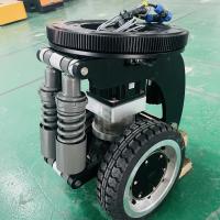 Roda da movimentação diferencial de motor de C.A. 3000KG da roda dobro de borracha para o Agv da fábrica