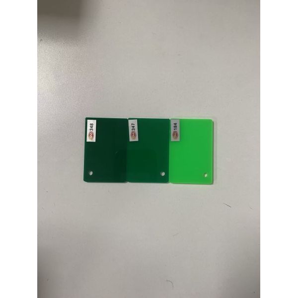 25mm Impact Resistant Green Cast Acrylic Sheet for Indoor Plantation and Decoration