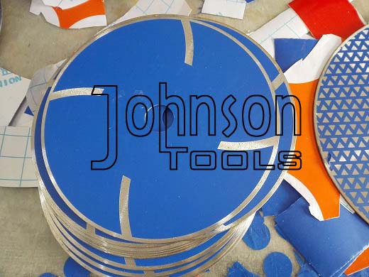 105mm - 300mm EP Disc 10 Electroplated Diamond Tools With Protection Teeth