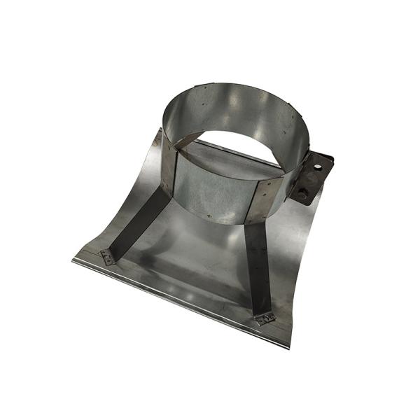 6in 1.2mm Chimney Pot Rain Cap Cowl Four Corners Ceramic Fibers Insulation