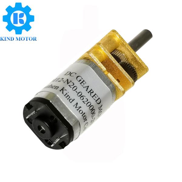 Low Noise 0.5 Inch 12mm N10 N20 N30 3v 5v 6v Metal Carbon Brush Gearmotor