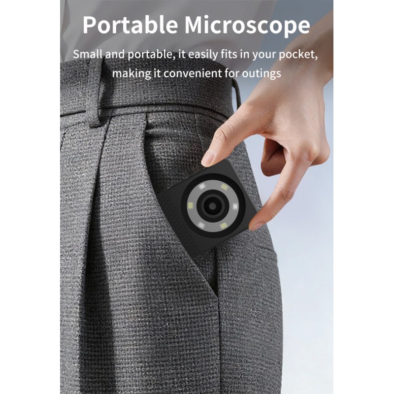 Wholesale Mini Portable Electronic Microscope Industrial Camera 3X Digital Zoom 2.4 Inch USB-C High Speed Measurement Camera
