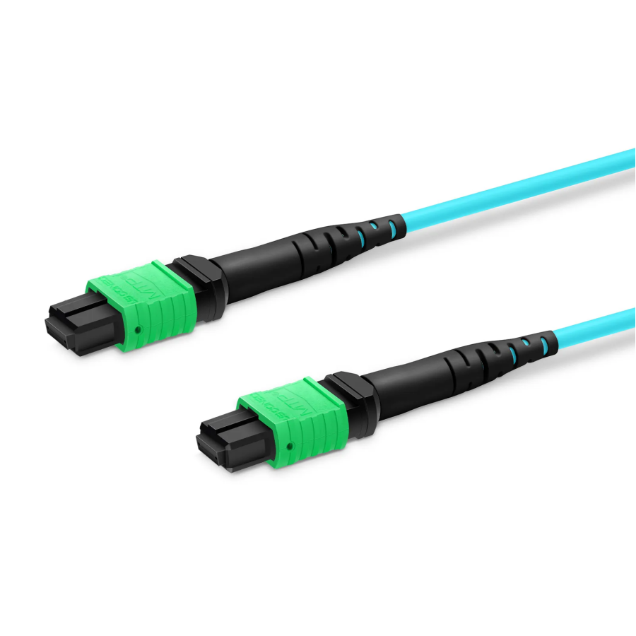 MPO-16 Fiber Cable with 0.35dB Low IL and 8° APC Endface for 400G QSFP-DD and OSFP Transceivers