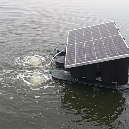 Micro Nano Solar Powered Lake Aerator Convenient Low Noise And Low Disturbance