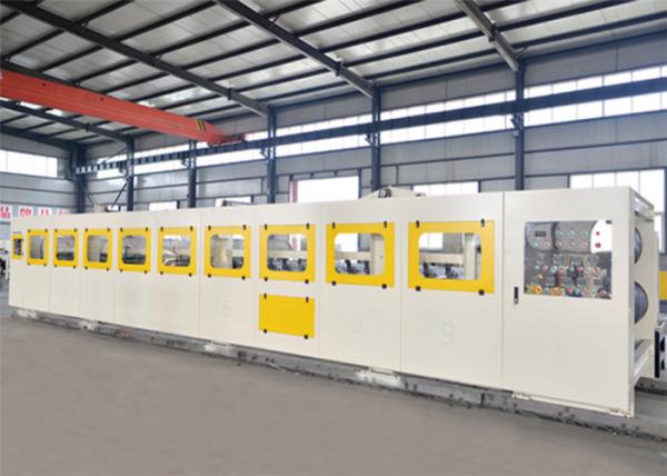 5 Layers Corrugated Cardboard Production Line Fully Automatic 1 Year Warranty
