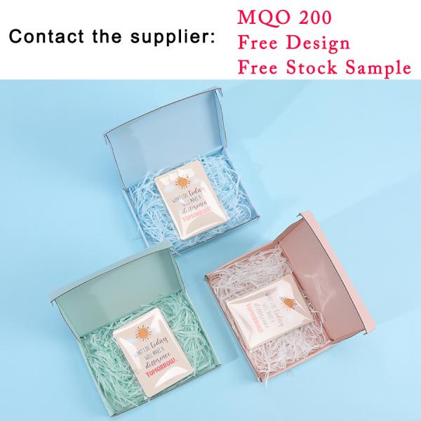 Eco-friendly Natural Beauty Caixas de envio de correio Caixa de estande de retalho para logotipo personalizado