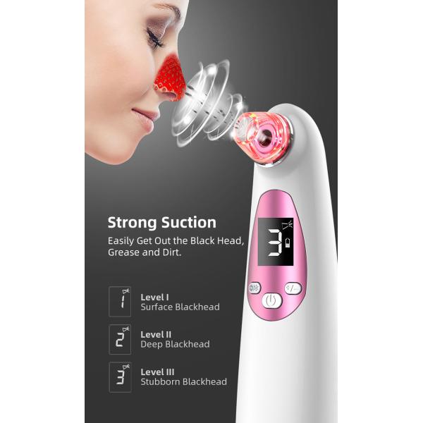 Hot Ice Switch 8.8W Acne Remover 60kPa Vacuum Suction Beauty Device