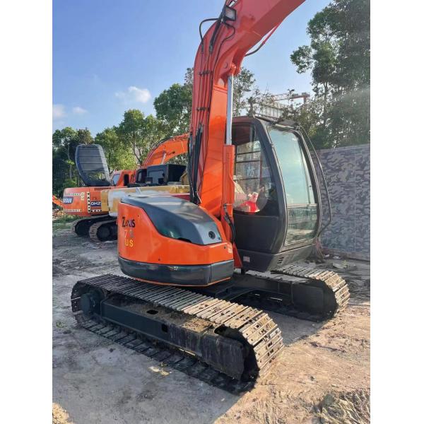 7.1 Ton Used Original Hitachi Zx70 Zx75 Mini Excavator 0.33m3