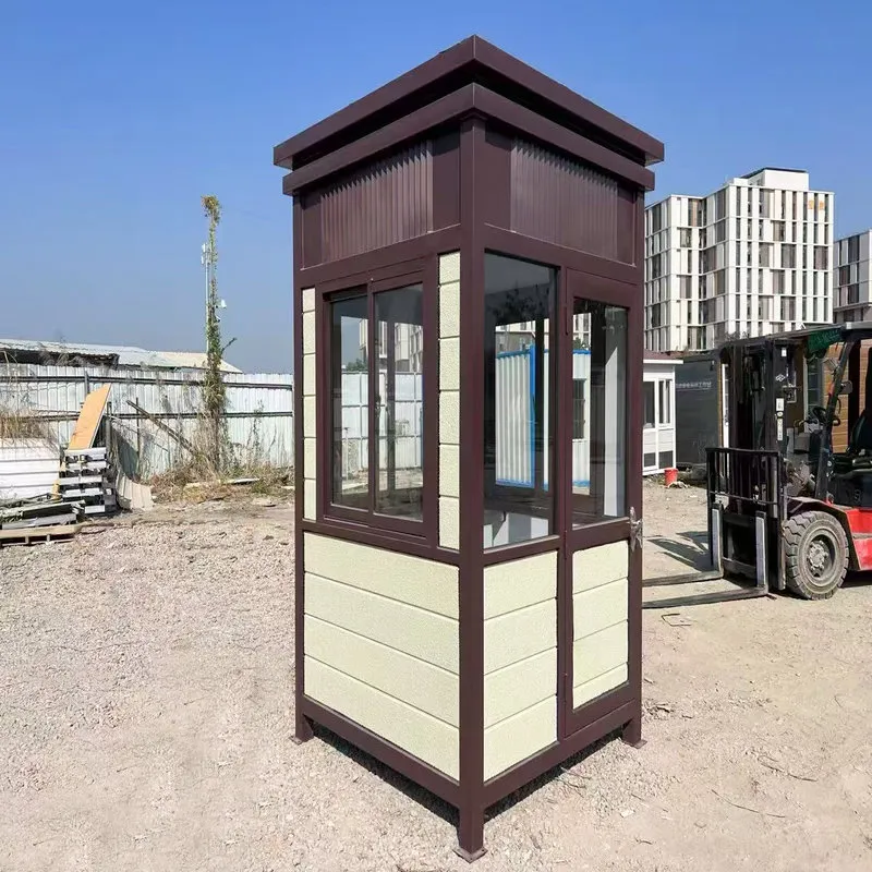 Modern Sentry Booth with Customized Features for Enhanced Safety Solutions