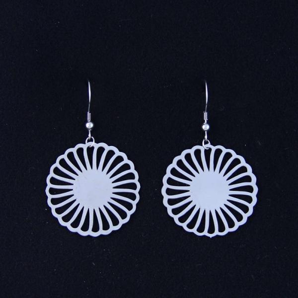Fashion High Quality Ladies Women Girls Stainless Steel Earrings LEF110