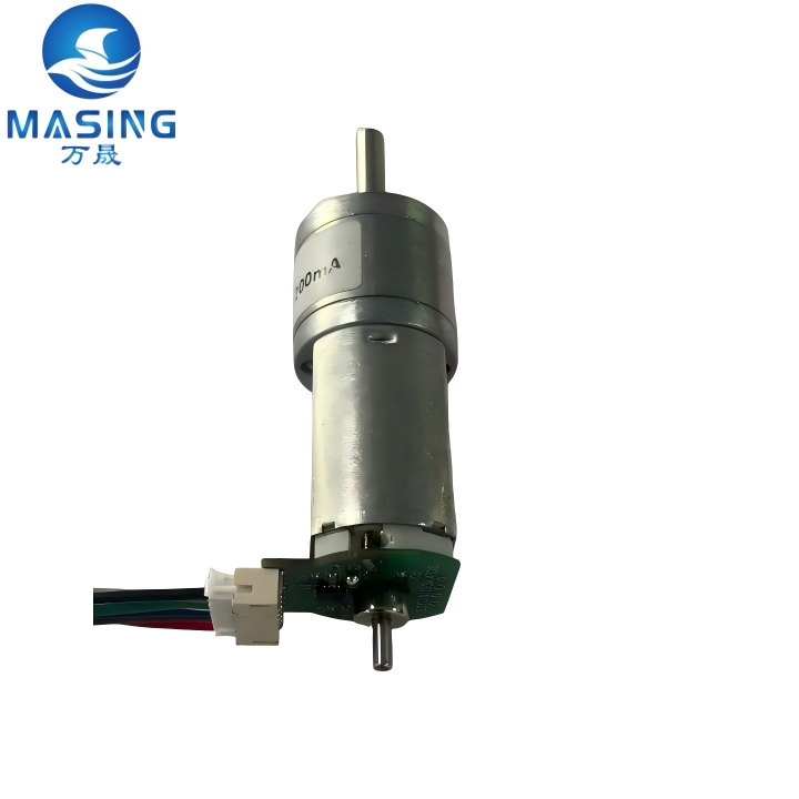 20A130 20mm Brush DC Geared Motor 12V Spur Gear Reducer Low RPM Permanent Magnet Micro Motor with Encoder
