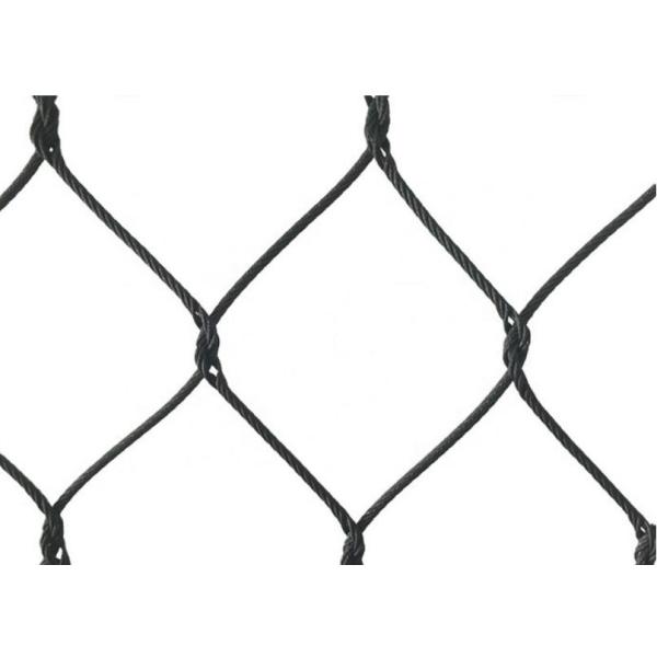 X Tend Flexible Cable Mesh Ultrasonic Bath / Black Color Zoo Wire Cage Enclosures