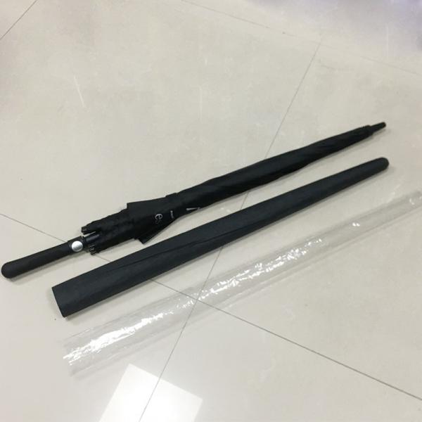 Industry Manual Control Reflective Advertising Golf Umbrella with Fiberglass Ribs