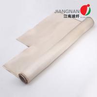 1200g Silca High Temperature Fiberglass Cloth 12H Satin For Welding Protection Blanket