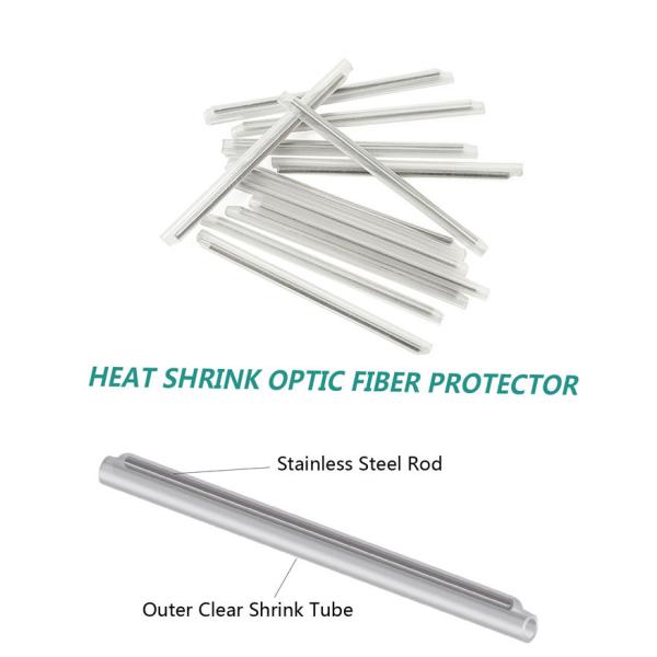 60mm Heat Shrink Splice Protector FTTH Products Fiber Fusion Splice Protection Sleeve