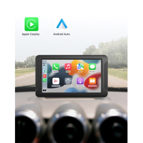 7 Inch Android Auto Radio Car DVD Radio Touch Screen Navigation Wireless CarPlay