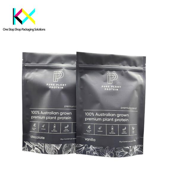 Supplement Powder Protein Pouch Packaging Customizable Lightproof 