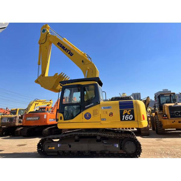 PC160LC-7 Used Komatsu Excavator Clean Used Equipment 16 Tons Excavator