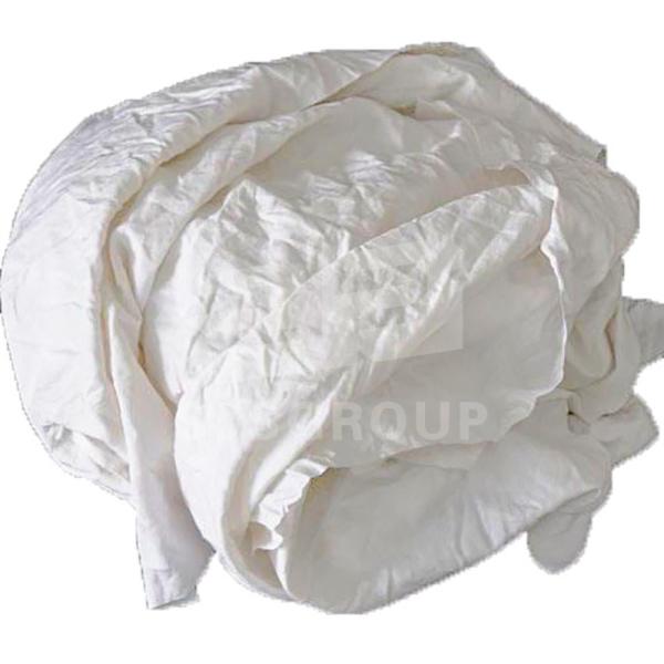 Algodão industrial de embalagem branco puro Rags da folha de cama 25kg