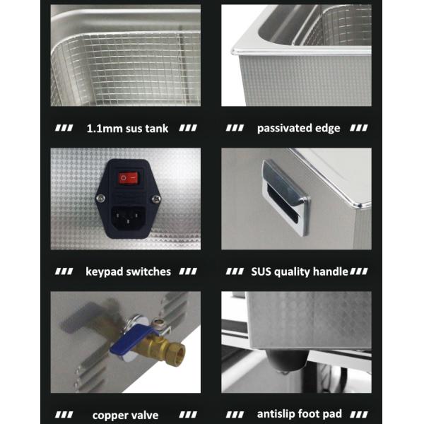 3L 120W Sonic Wave Ultrasonic Cleaner Lab Dental Hospital Use Power Adjustable