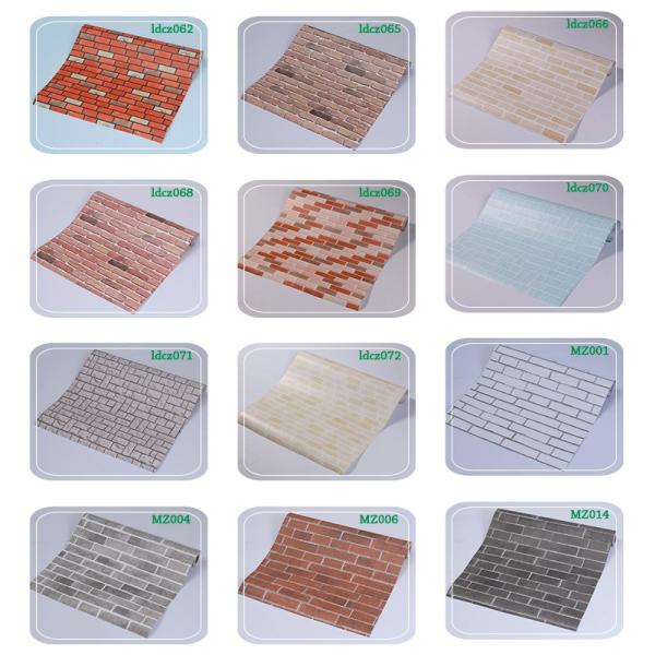 Papel de pared de ladrillo 3D para dormitorio Peel and Stick Decoración del hogar Removible