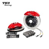 P60ES 6 Calibre de pistón 355*32mm 378*32mm Kit de freno del rotor Perforado / con ranuras / perforado y disco con ranuras Seleccionable