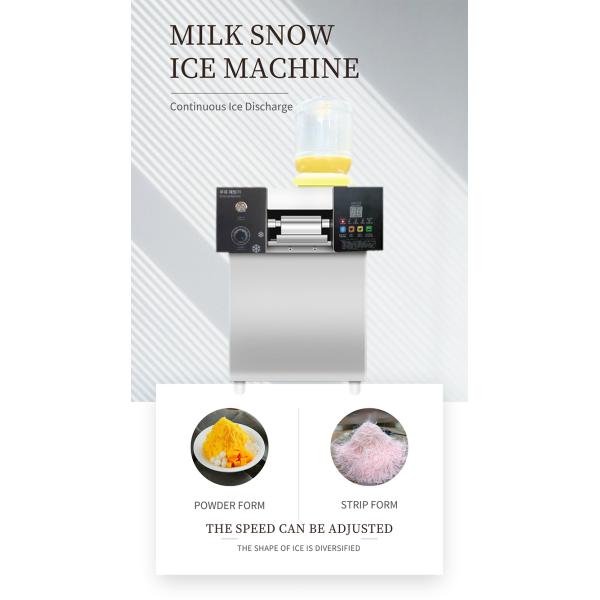 High Productivity Speed Cooling Shaved Ice Snow Flake Ice Machine /Milk Fruit Juice Bingsu Machine