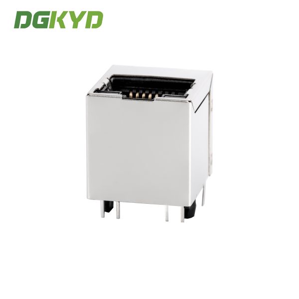 KRJ-1812QYGZNL Gigabit Magnetic modular Rj45 Lan Jack , 1000Mb Metal rj45 shielded connector