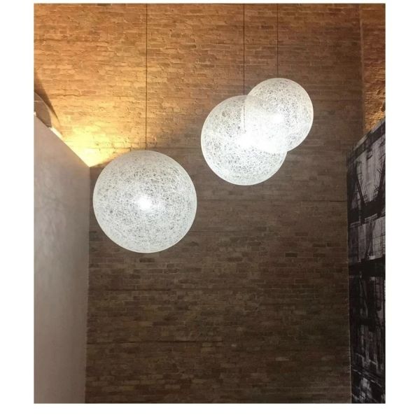 Loft Hanging Lamp Living Room Home Decoration Nordic Rattan Weaving Spherical Pendant light(WH-WP-145)