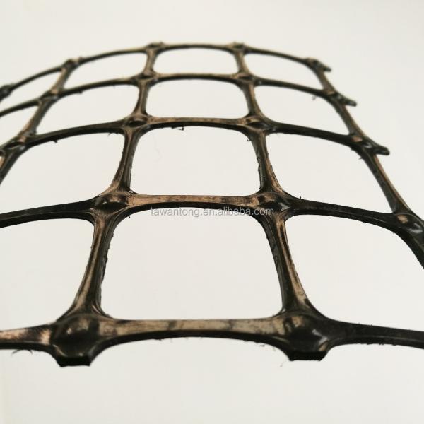 Géoritiques bi-axiales en polypropylène extrudé de longueur 50 m Géoritiques