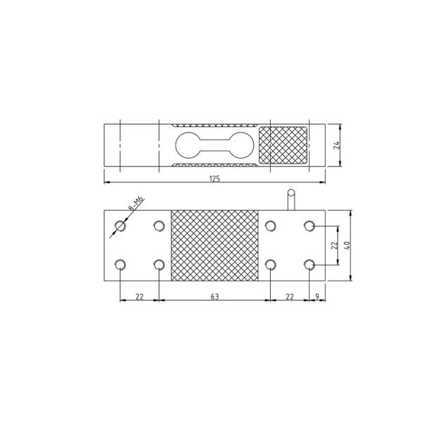 Counting Scales Single Point Load Cell 300kg Aluminum Alloy Recommend Max Platform: 350×400mm