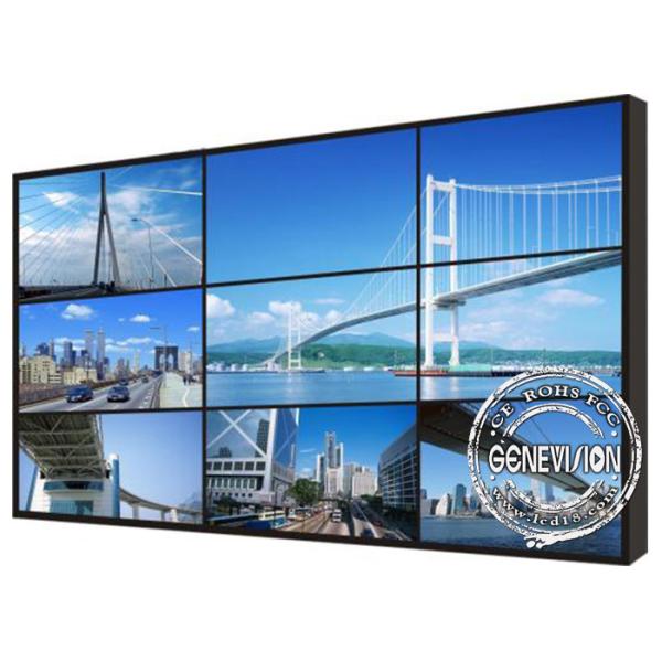 55 Inch Seamless Splice Video Wall Digital Signage Lcd Screen 500 Nits