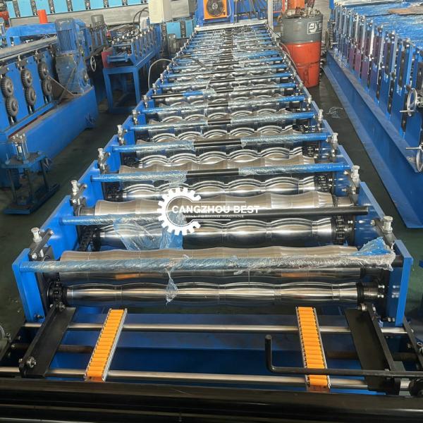 Крен черепицы популярного дизайна Boliva испанский формируя сталь машины застеклил