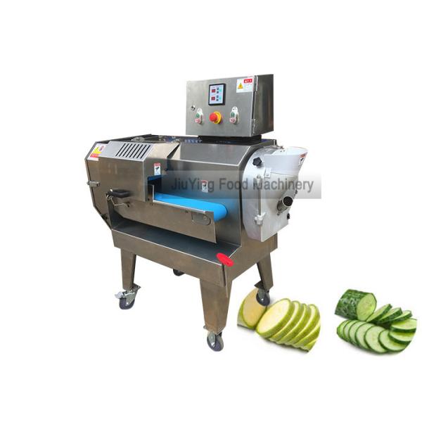 CNC Multi - Functional Vegetable Cutting Machine Double Head Kitchen Equipment