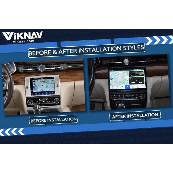 OEM 1204x768 Стереорадио Carplay для Maserati Quattroporte 2013-2017