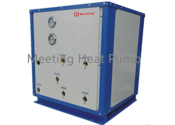 Aquecimento do encontro da fonte de calor da bomba 12KW & sistema geotérmicas/à terra do calor de terra da trindade refrigerar & de água quente
