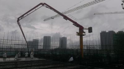 Safety Concrete Placing Boom Floor Or Shaft Climbing High Wear Resistance Boom Tube