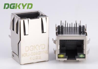 ethernet RJ45 Jack modular do protetor 100MB com a torneira manetic do transformador acima de 25.4mm