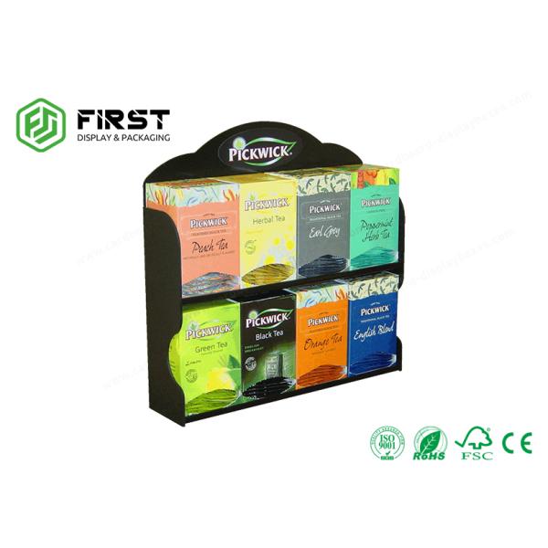 Гофрированная таможня печатания 4C CYMK повторно использовала коробки дисплея картона встречные с УЛЬТРАФИОЛЕТОВЫМ покрытием