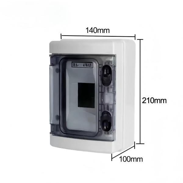 ABS Plastic 4 Way Junction Box HA4 IP65 Outdoor Electrical Enclosure Waterproof Box