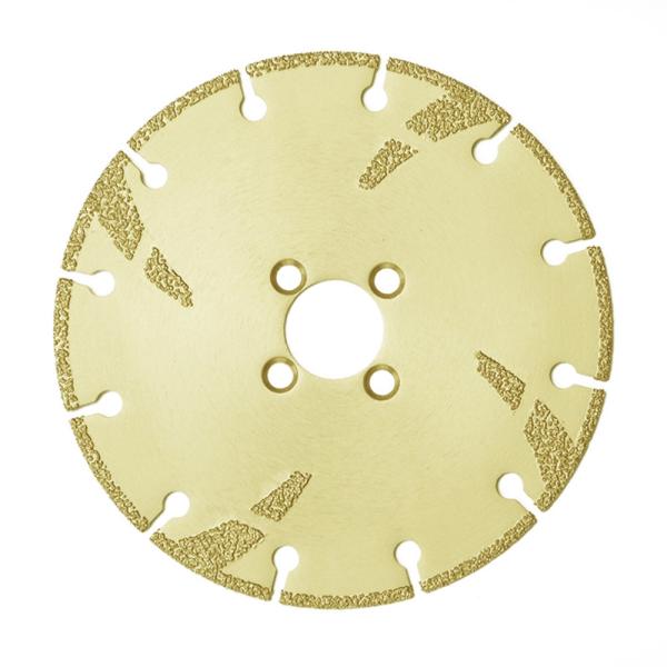 High Cutting Speed 200 mm Vacuum Brazed Diamond Saw Blade for Wet Granite Cutting