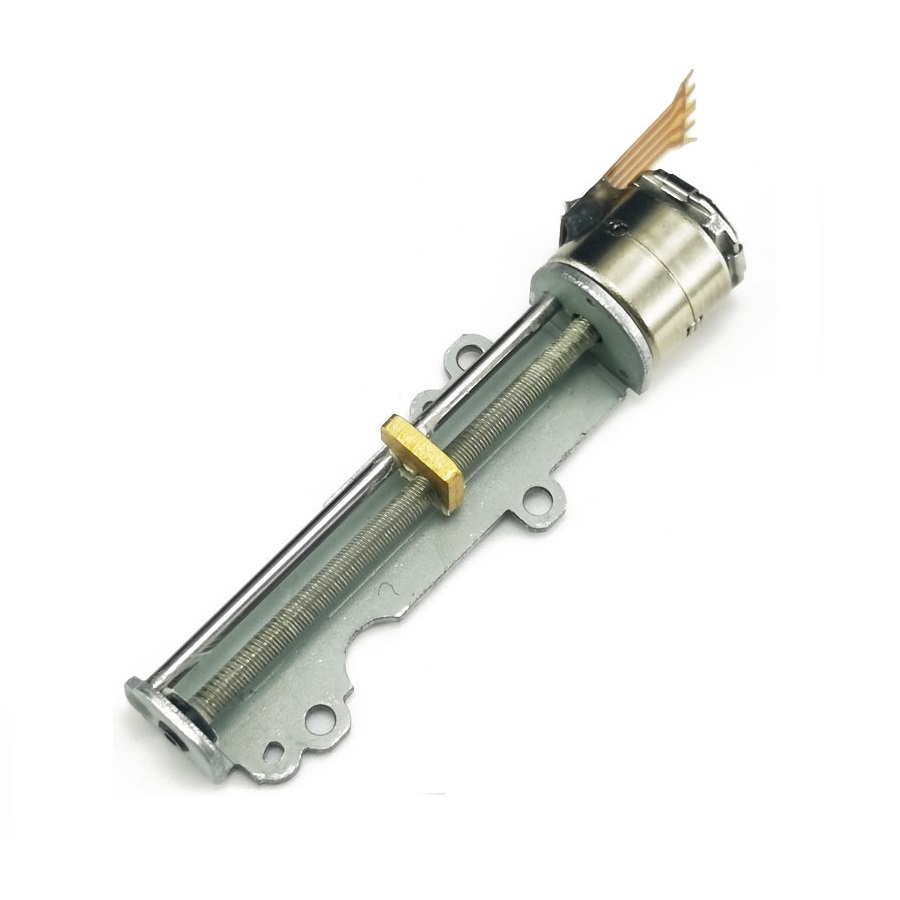 Micro Stepper Motor 10mm 5V DC Linear Actuator with Long Stroke Lead Screw for Automation & Robotics