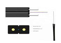 Cabo de remendo de fibra ótica do cabo da gota lisa de FTTH com o conector do SC/APC/UPC
