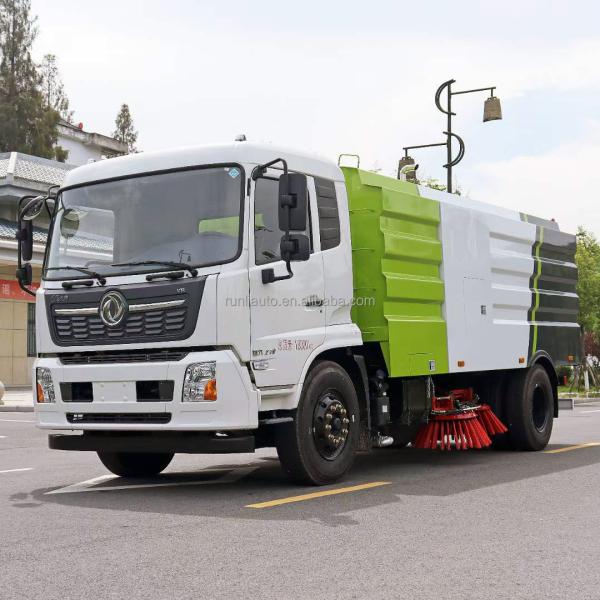 Prix d'usine DFAC DongFeng TianJing 4x2 camion de nettoyage routier 5-20cbm camion de balayage routier camion de nettoyage