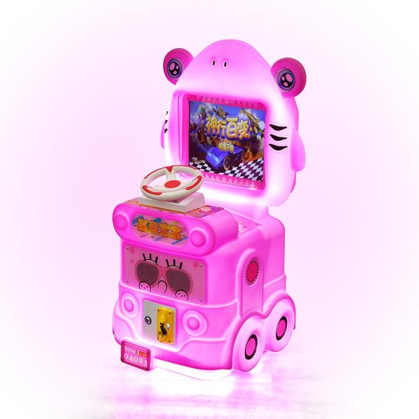 Dreamland Coin Operated Shark Baby Car Racing Video  Kids Game Machine Cute Cabinet Children Arcade Game Machine