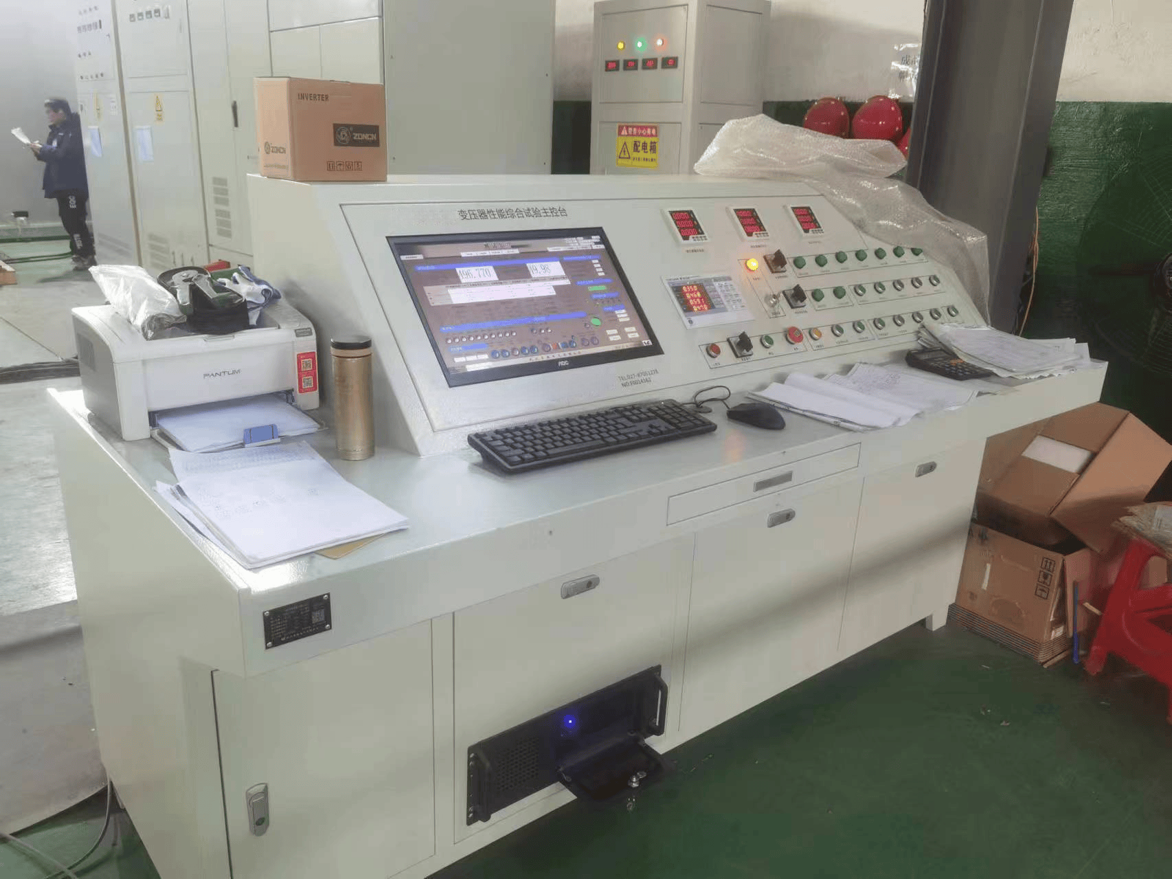 WBZ-IV Intelligent Fully Automatic Transformer Testing System with Fully Automated Control High Accuracy Measurement and Three-Meter Testing Principle