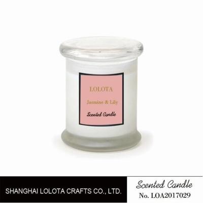 Clean Burning Scented Soy Wax Candle With Screw Top Lid And Customized Logo Sticker