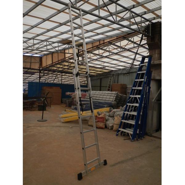 Mutifunctional Aluminum Step Ladder Extention Combination Aluminum Ladder