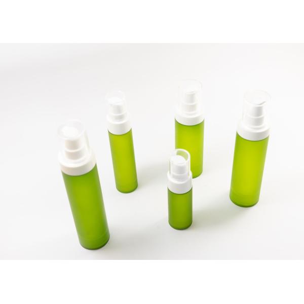 SAN 80ml Airless Pump Cosmetic Bottle Round Shape
